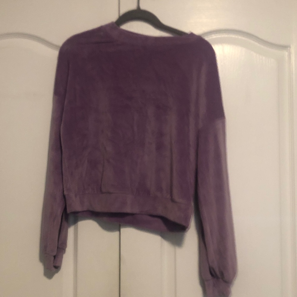Plush Lavender Long Sleeve Top